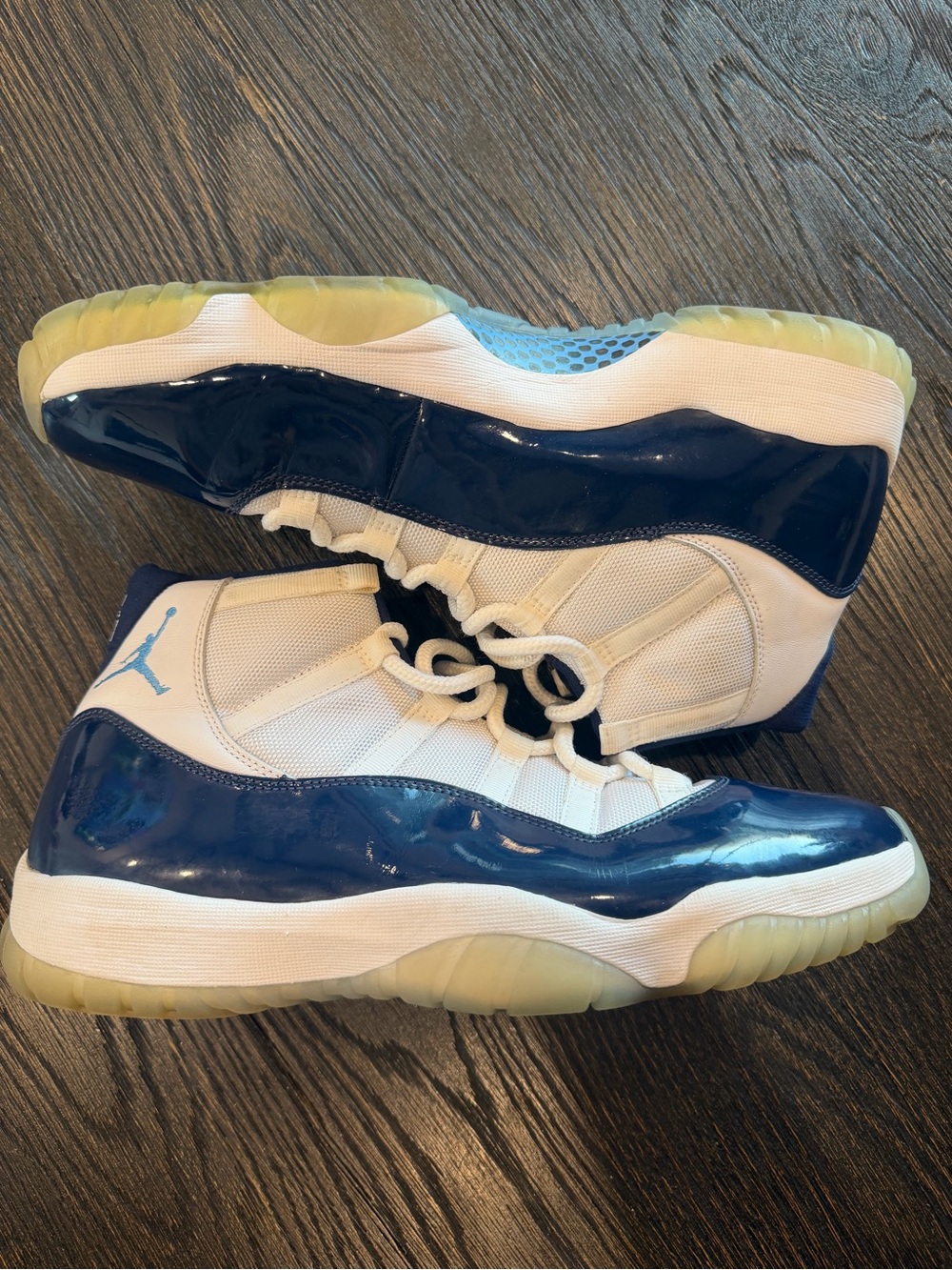 Jordan Air Jordan 11 Retro Win Like '82 High Top Patent Leather White size 13